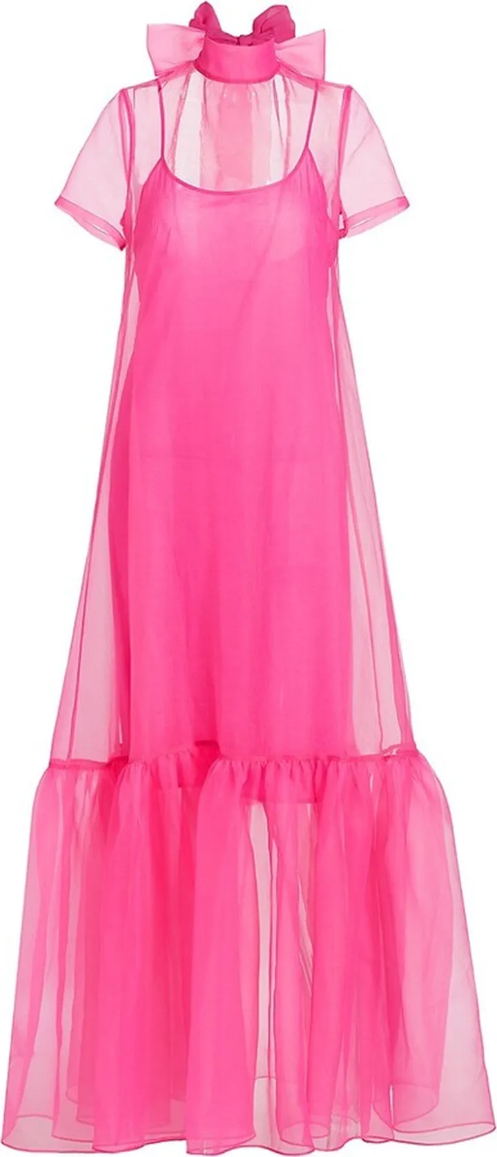 Calluna High-Neck Organza Gown