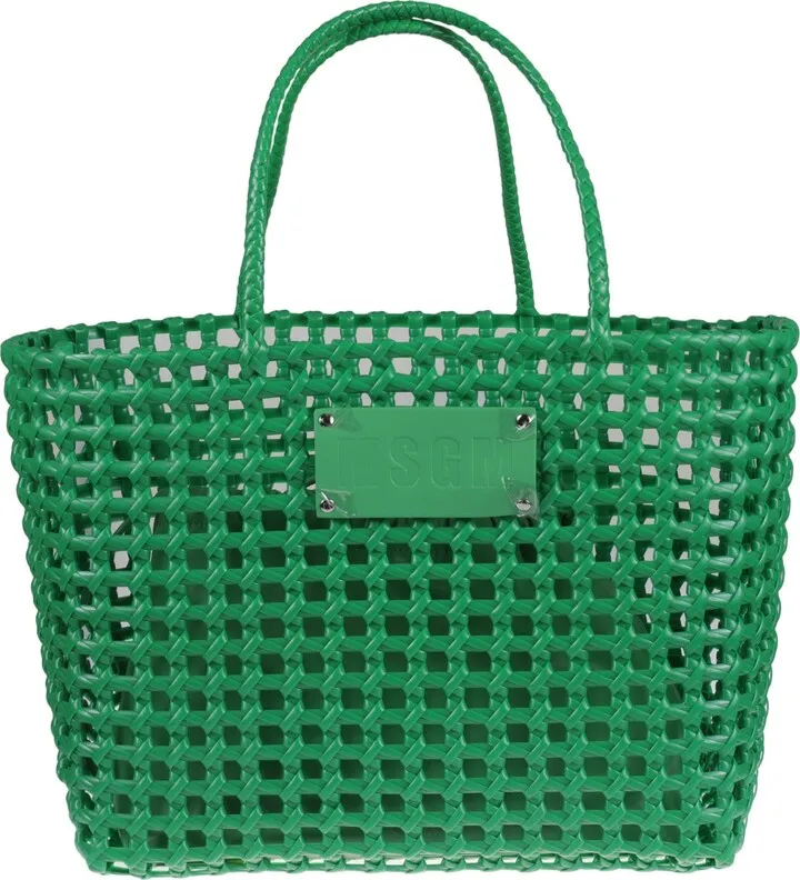 Logo Weaved Shopper Bag