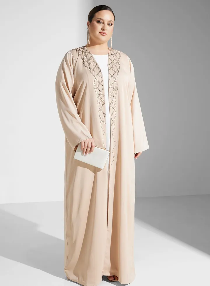 Embellished Detail Abaya