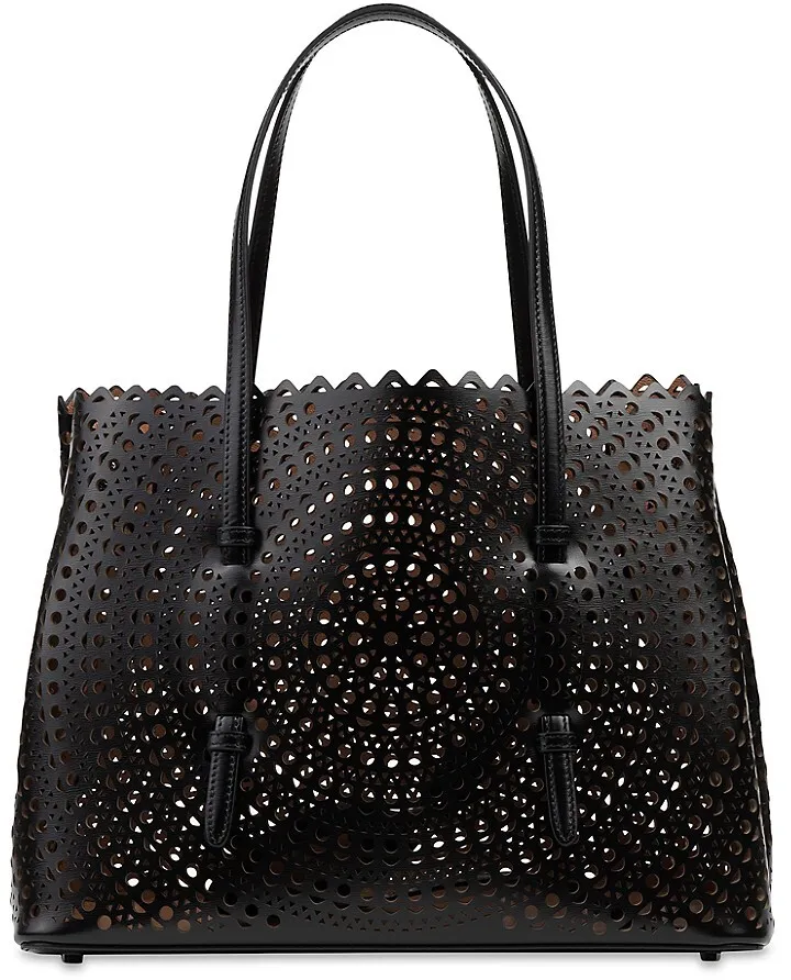 Medium Mina Perforated Leather Tote