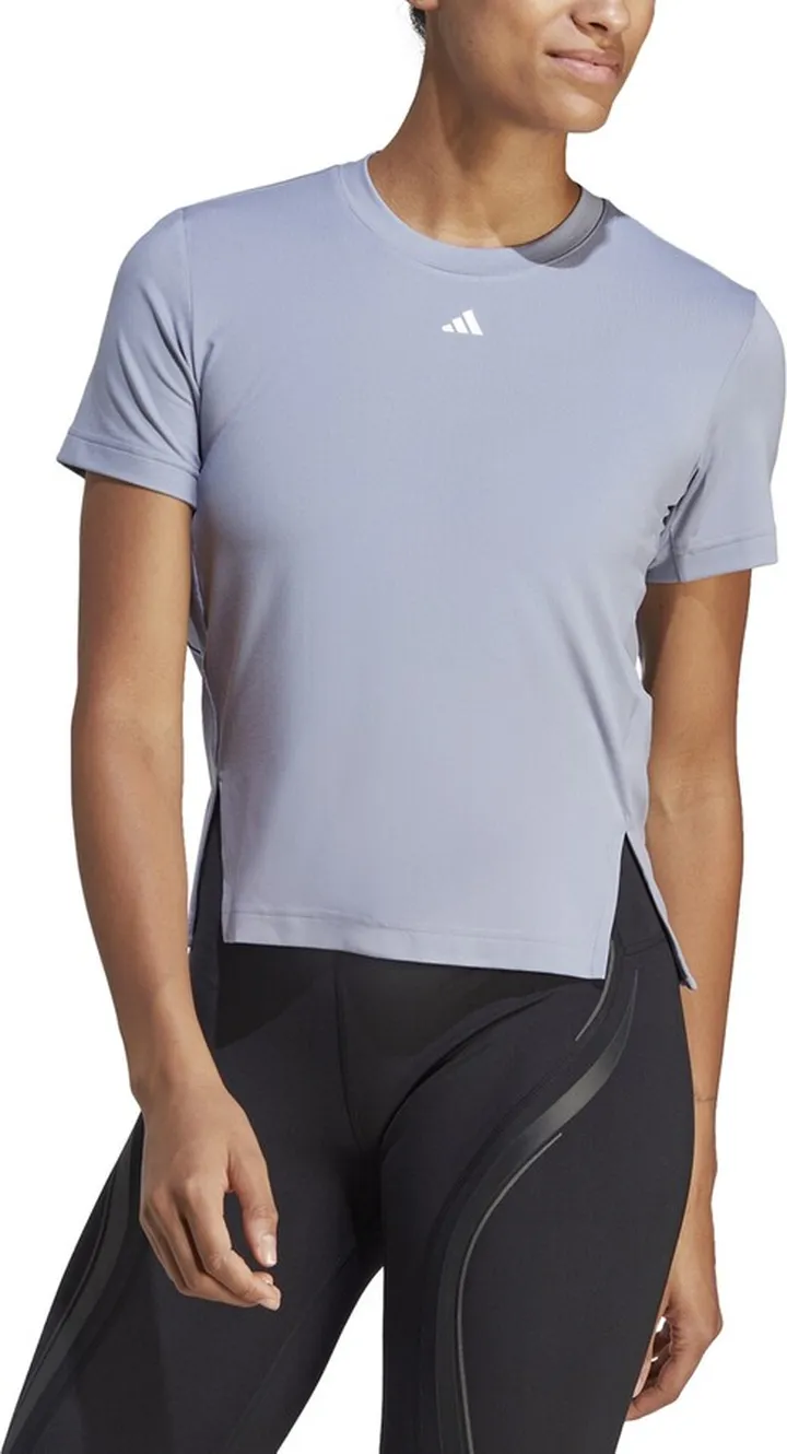 adidas Women's Versatile Short-Sleeve Side-Slit Tee