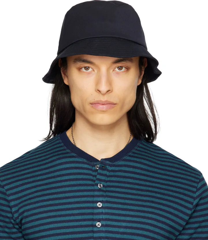 Paul Smith Navy Flag Bucket Hat