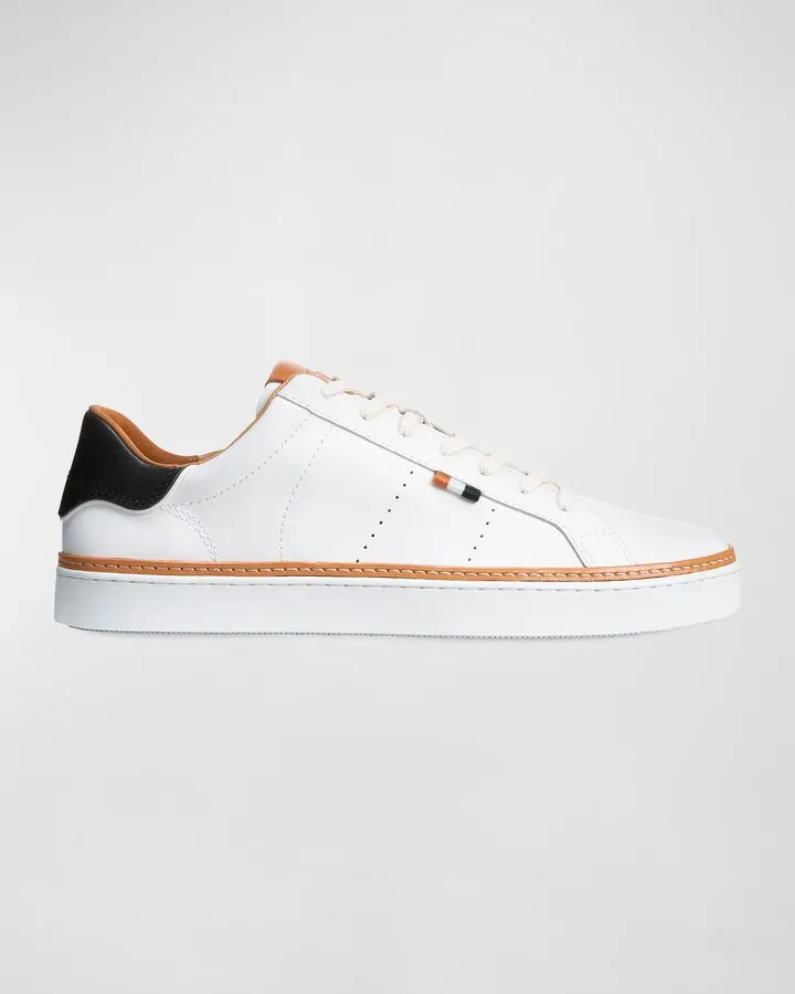 Men's Alpha Low-Top Leather Sneakers