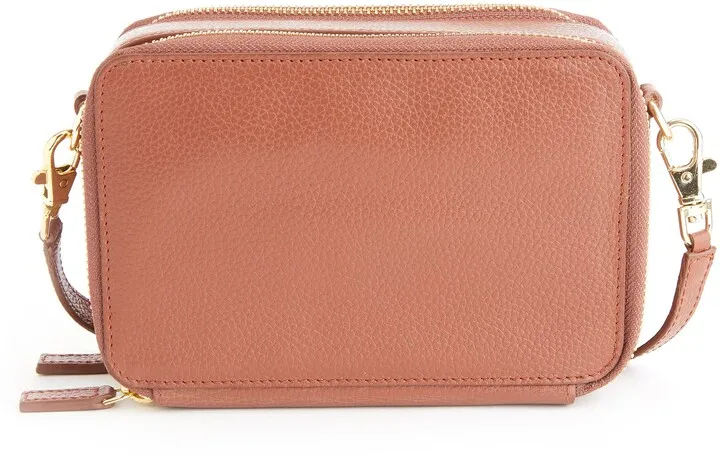 Leather Crossbody Camera Bag
