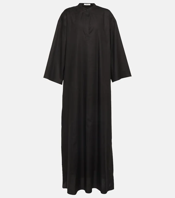 Lanna cotton kaftan maxi dress