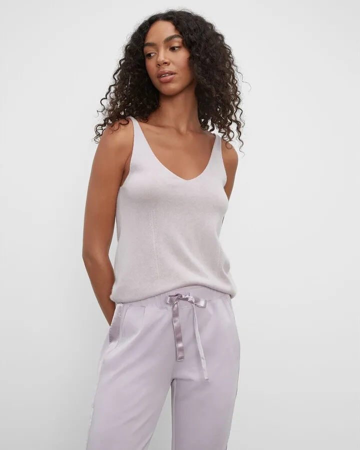 Signature Cashmere Printed Tank