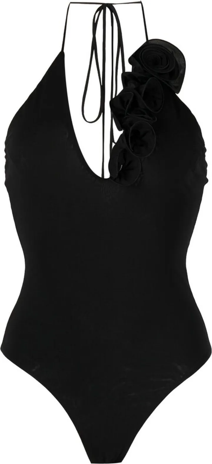 Floral Appliqué Halter Top