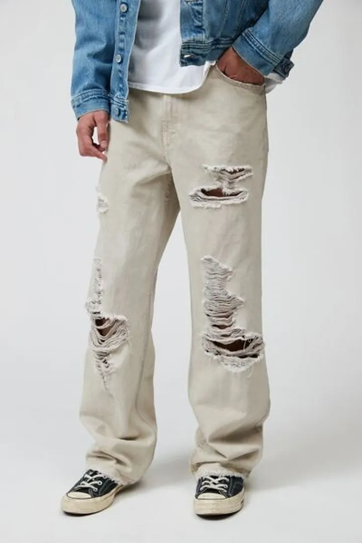 BDG Extreme Destruction Baggy Skate Fit Jean