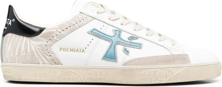Steven 6178 leather low-top sneakers