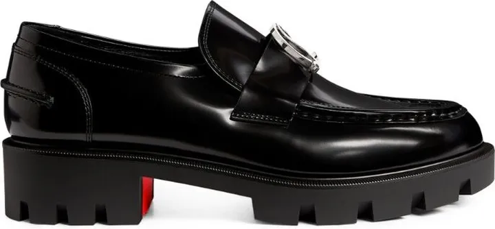 Christian Louboutin Lug Leather Loafers