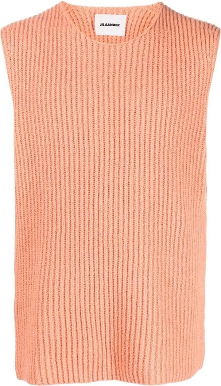 Ribbed Knitted Vest