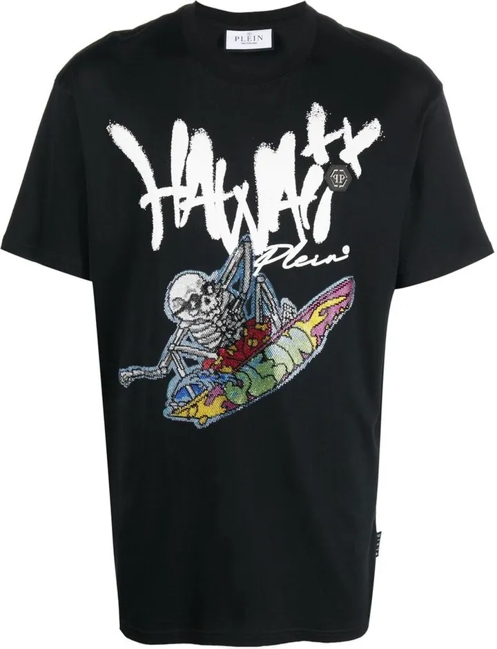 graphic-print short-sleeved T-shirt