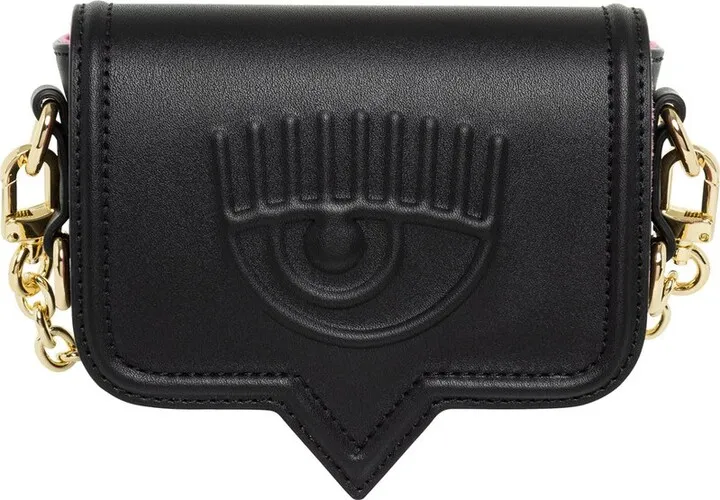 Chiara Ferragni Logo Embossed Chain-Linked Belt Bag