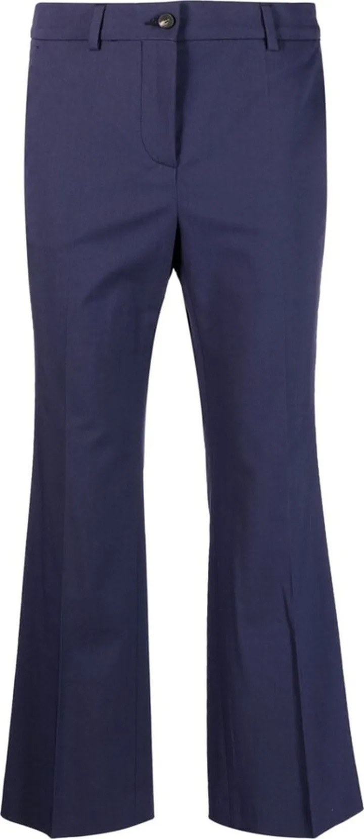 Flared Cropped Trousers