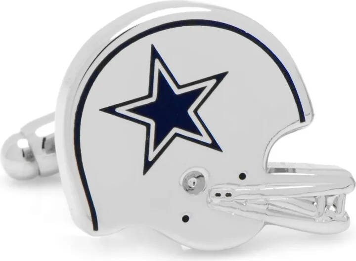 Retro Dallas Cowboys Helmet Cufflinks