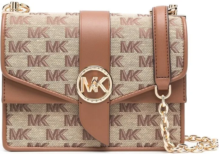 Logo Jacquard Crossbody Bag