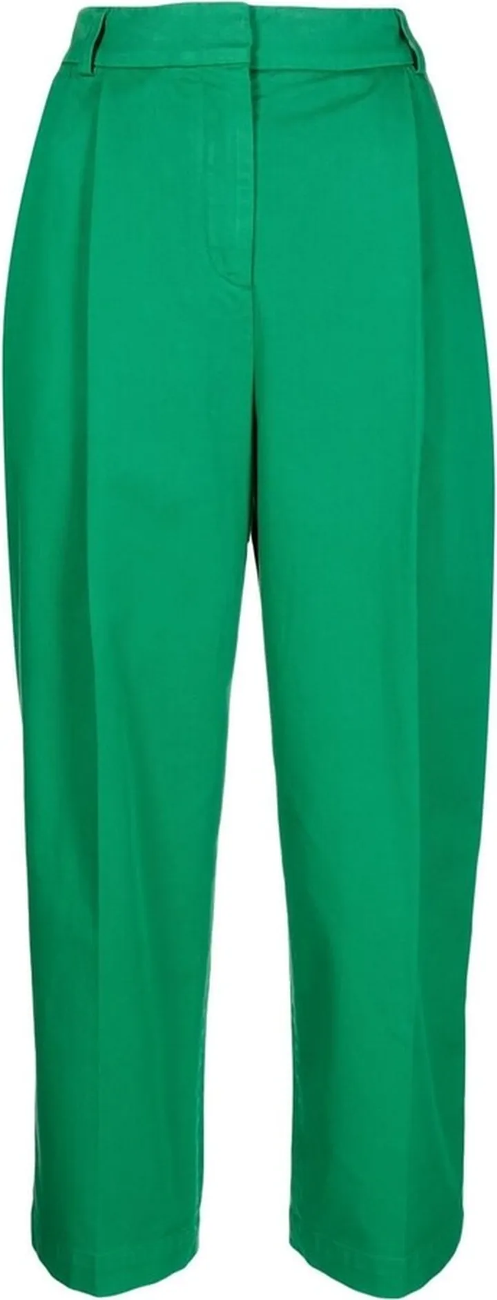 Cropped Pleated Trousers