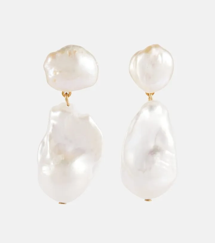 Moira faux pearl drop earrings