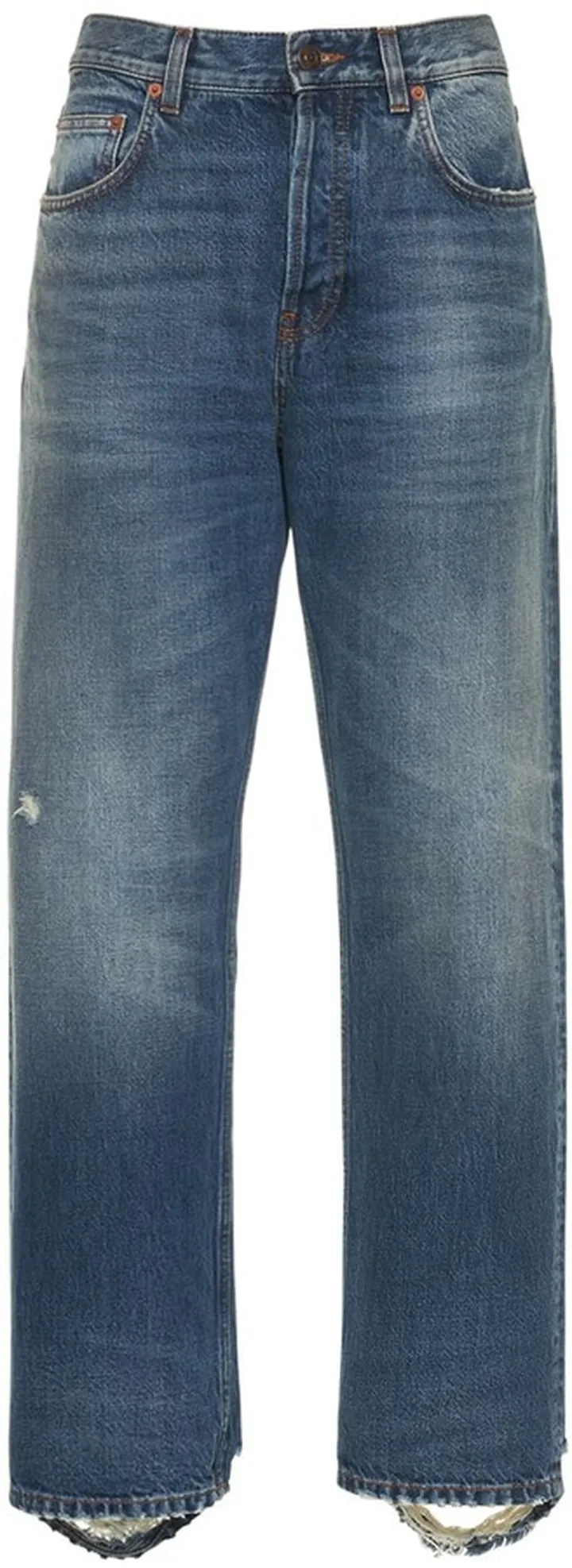 Slim fit vintage denim jeans