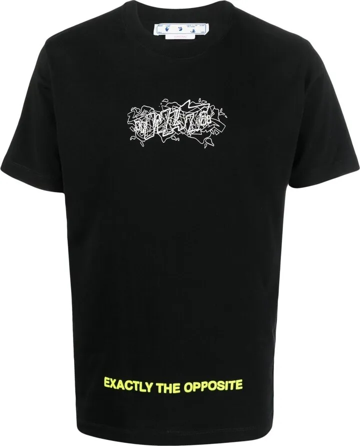 graphic-print cotton T-shirt