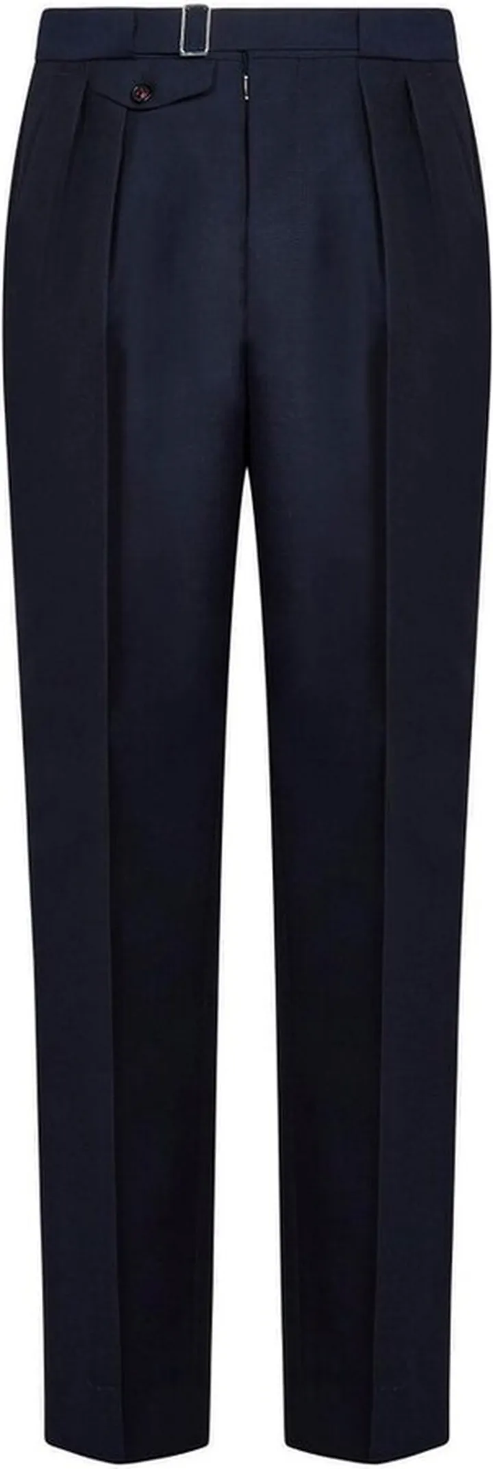 Maison Margiela Four-Stitch Mid-Rise Tapered Trousers
