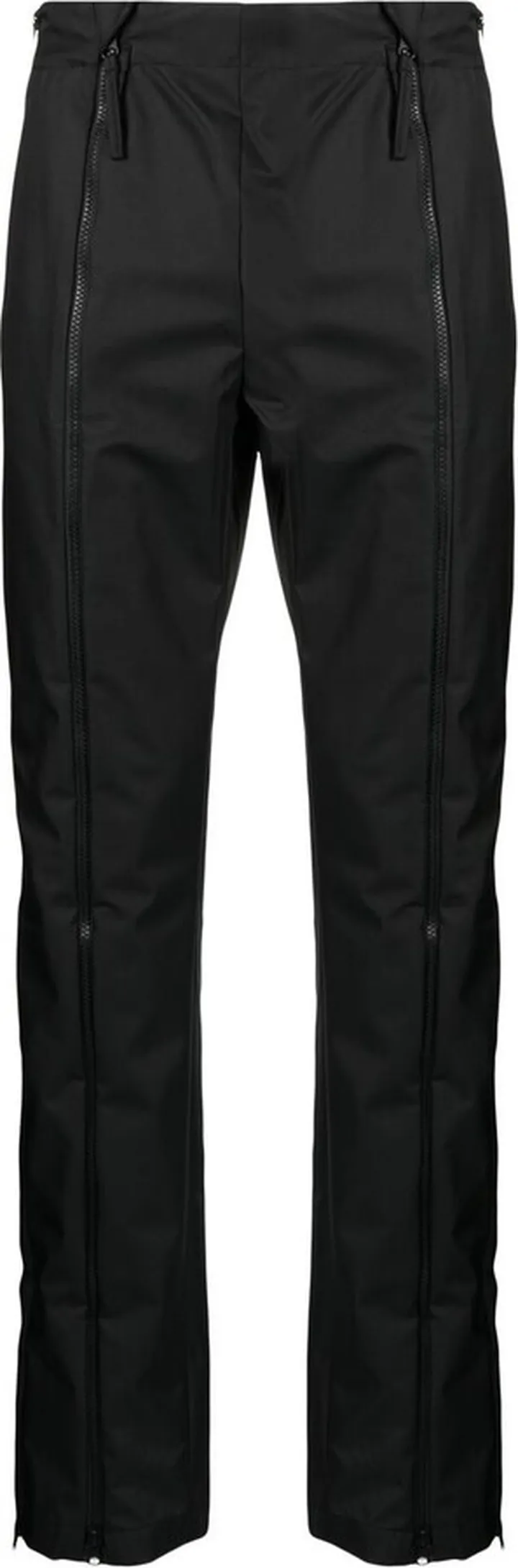 Zip-Panelled Straight Trousers