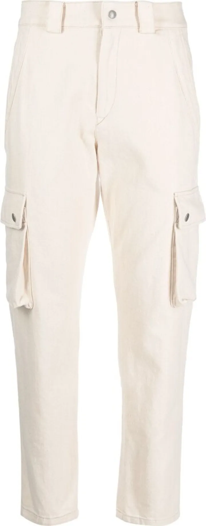 Low-Rise Cropped Cargo Pants