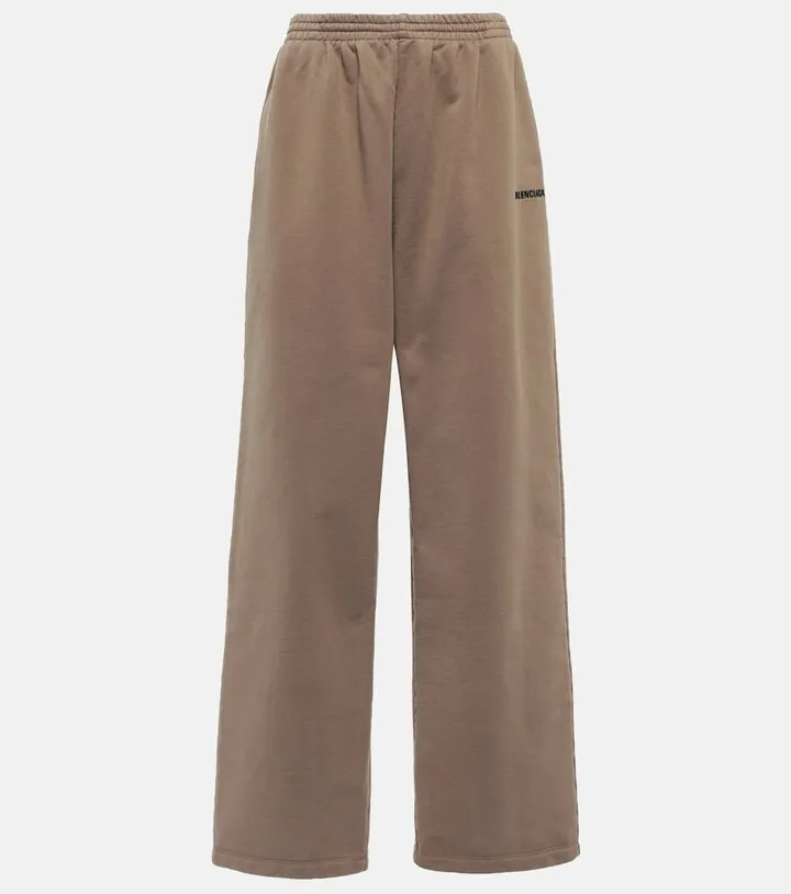 Logo cotton sweatpants