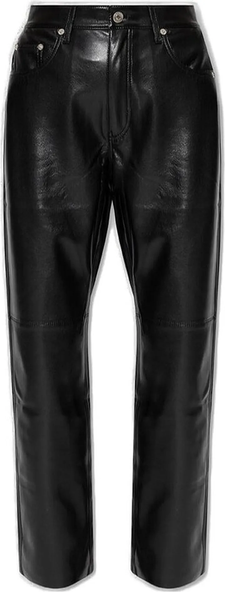 Nanushka Straight-Leg Leather Pants