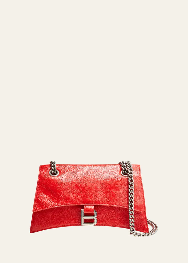 Crush Small Leather Chain Shoulder Bag