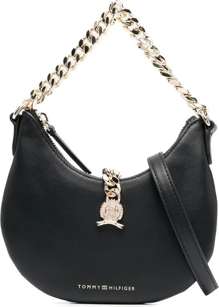 Chain-Detail Tote Bag