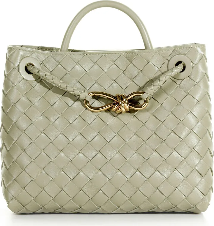 Small Cross-body Bag In Woven Leather