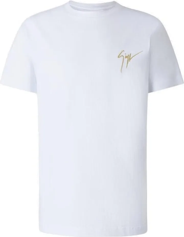 Giuseppe Zanotti Logo Embroidered Crewneck T-Shirt
