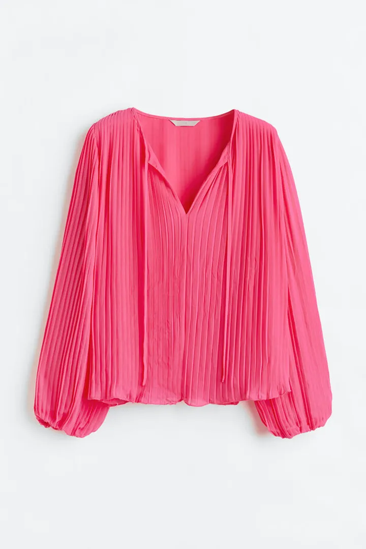 Pleated Blouse
