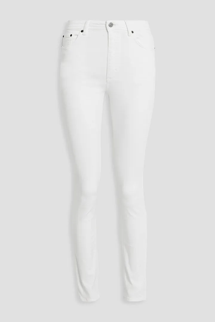 High-rise skinny jeans