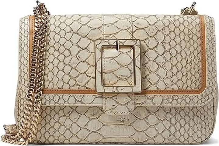 Brahmin Ellacoya Rosalie Shoulder Bag (Oyster Grey) Handbags