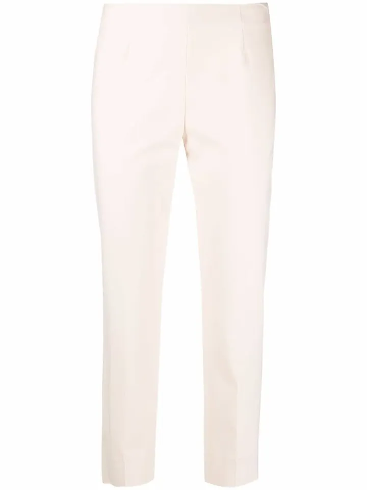 Mid-Rise Cropped Trousers