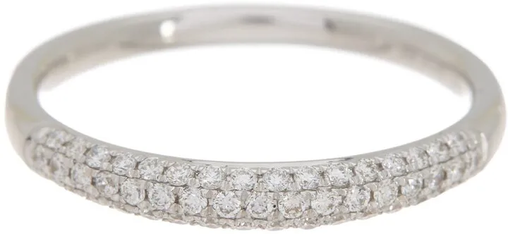 18k White Gold Diamond Bardot Stackable Ring - 0.33 ctw