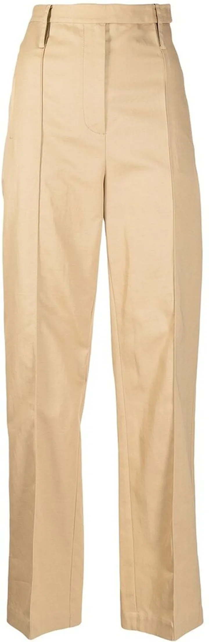 Straight-Leg Tailored Trousers