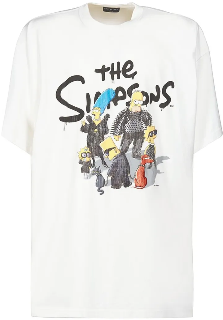 The Simpsons TM oversized jersey t-shirt