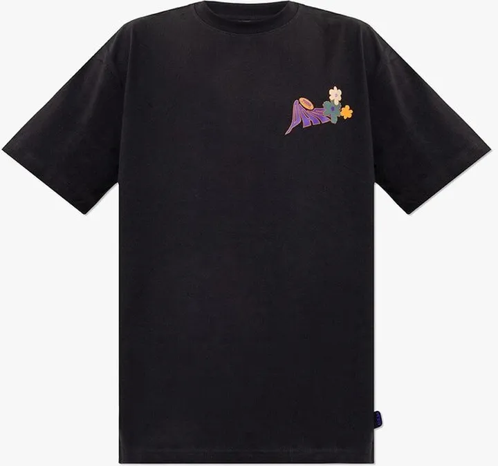 Puma X Pam Logo Printed Crewneck T-Shirt