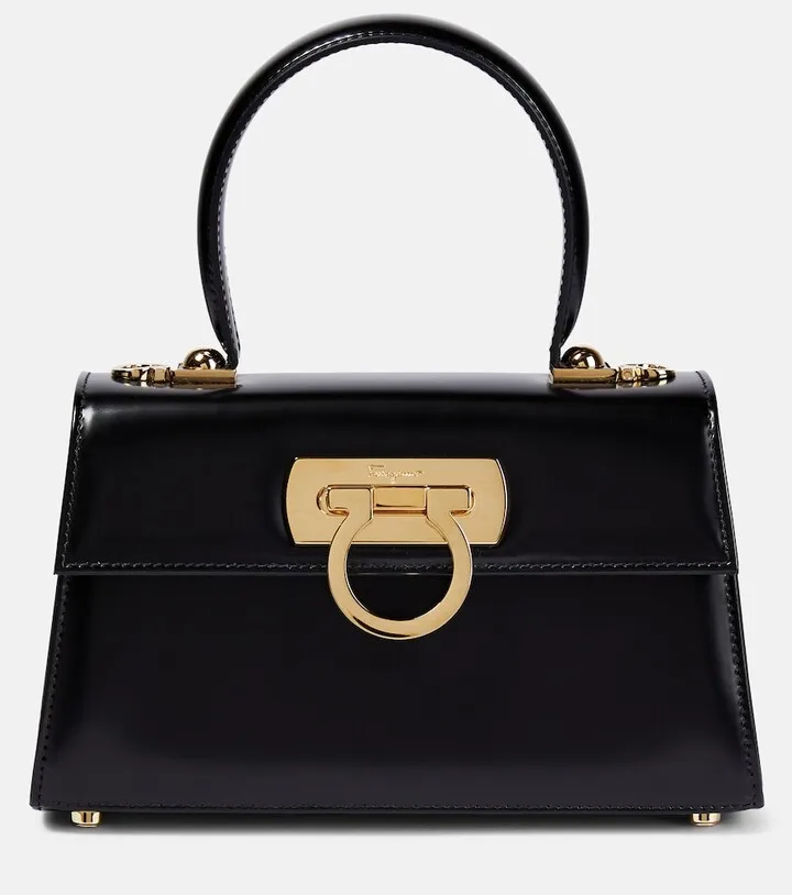 Gancini Small leather tote bag