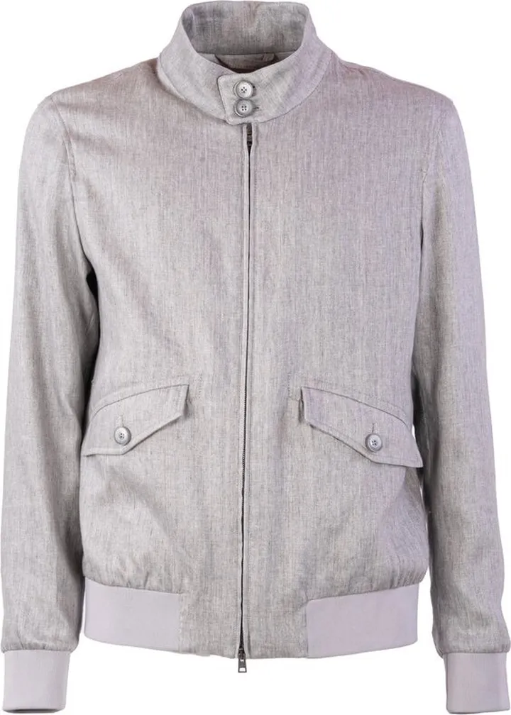 Herno High-Neck Zipped Bomber Jacket