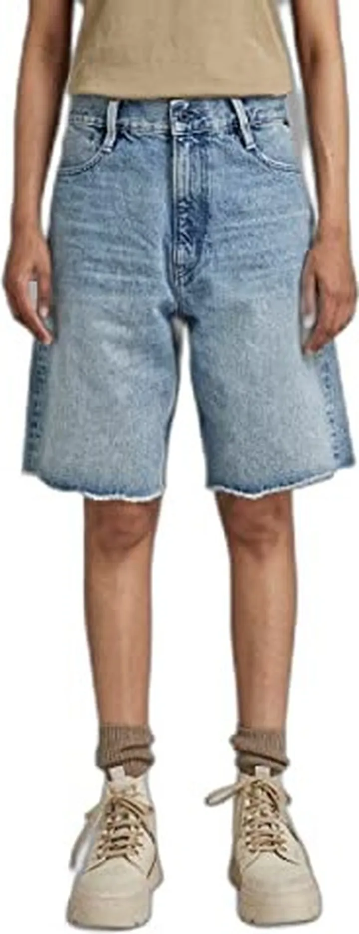 G-Star Raw Women's Type 89 Bermuda Relaxed Fit Denim Shorts