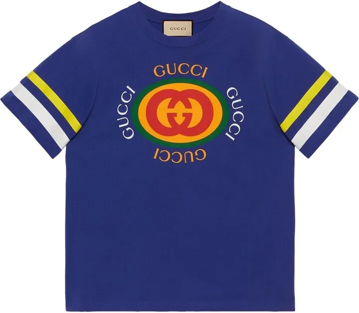 logo-print cotton T-shirt