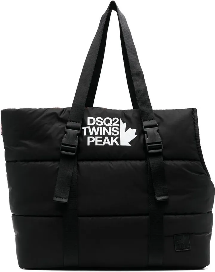 Logo-Print Padded Tote Bag