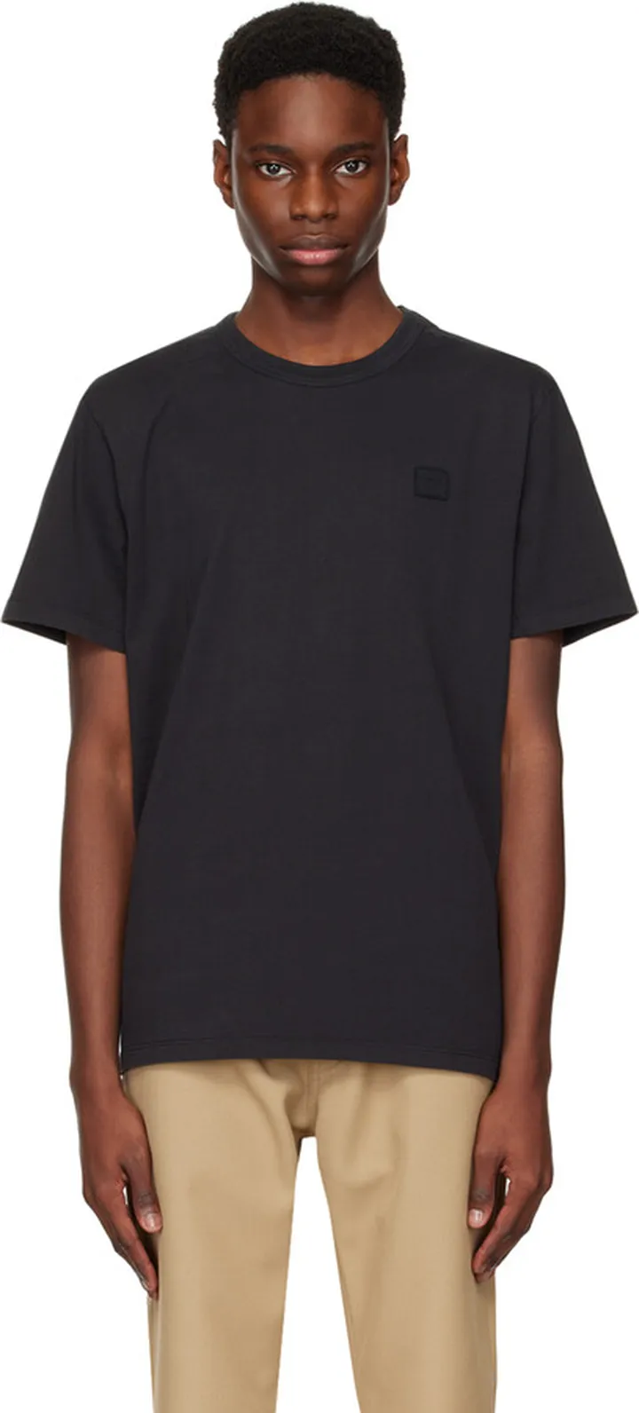 Maison Kitsuné Black Profile Fox T-Shirt