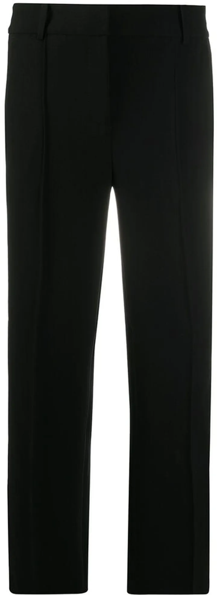 Cropped Straight Leg Trousers