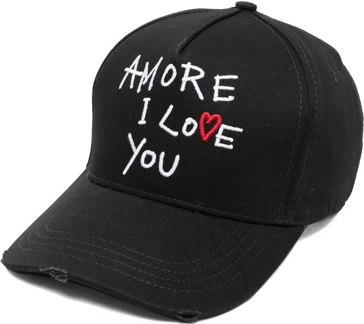 Amore I Love You embroidered cap