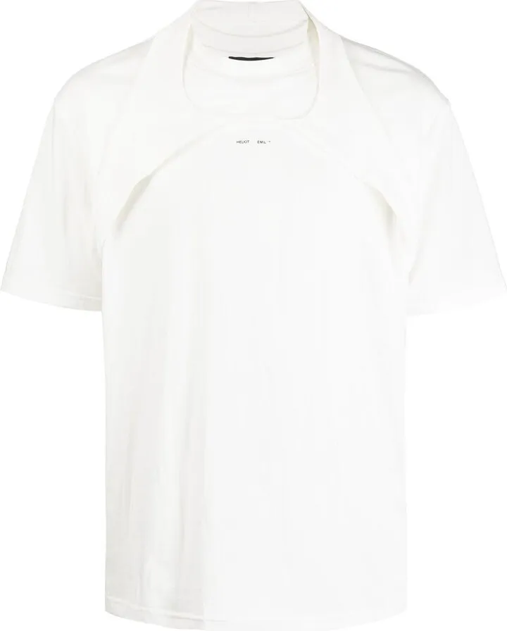 Layered White T-Shirt